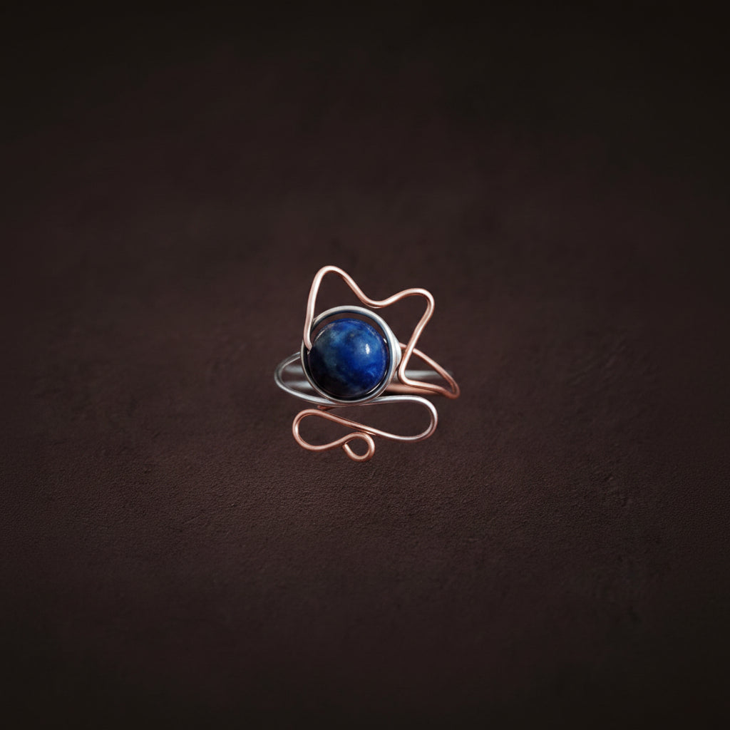 Cat Eye - Lapis Ring