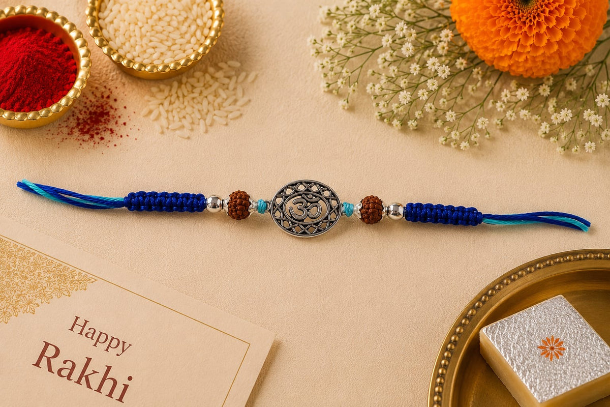Frame Om - Blue Thread