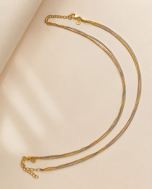 Pelline Anklet Pair - Layered
