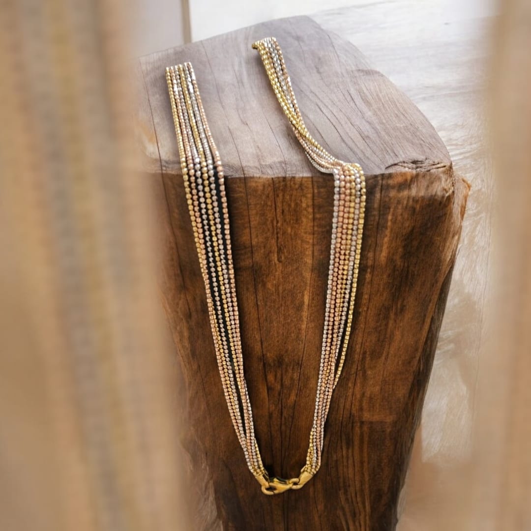 Pelline Anklet Pair - Layered