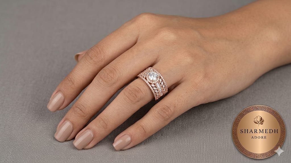 Cocktail Sequin Ring