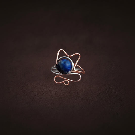 Cat Eye - Lapis Ring