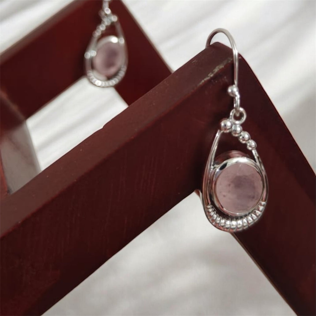 Rose Quartz Dangler