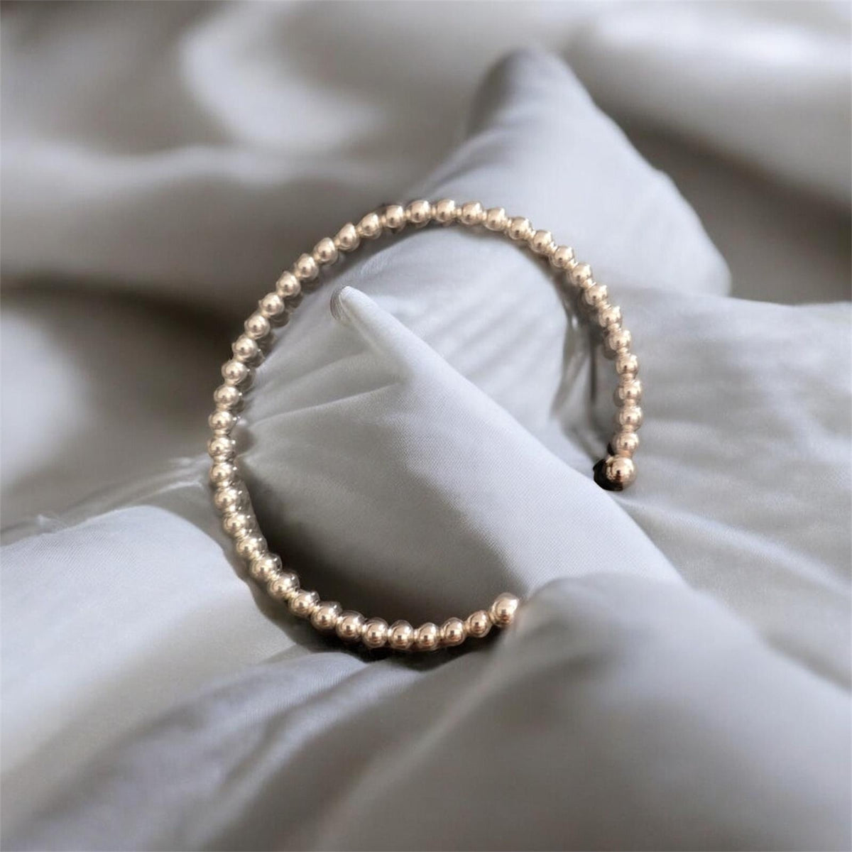 Silver Beads Braclet