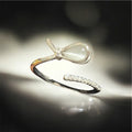 White Stone Ring
