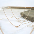 Swage Anklet Pair