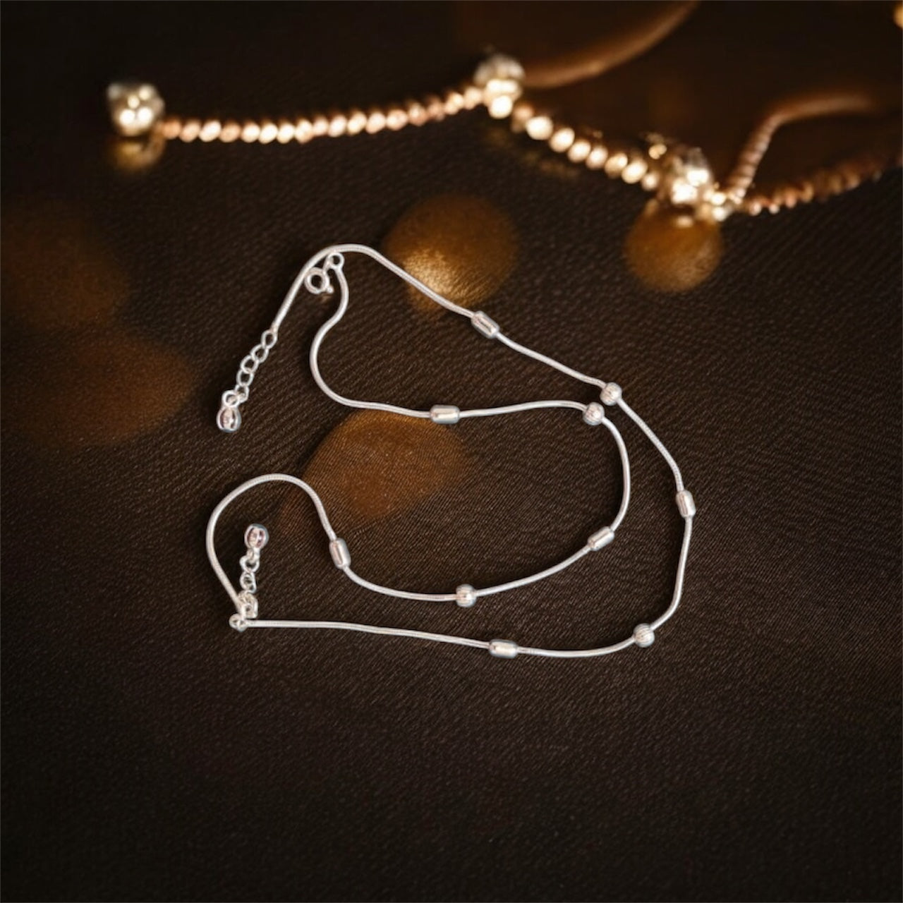 Delicas Bead Anklet Pair