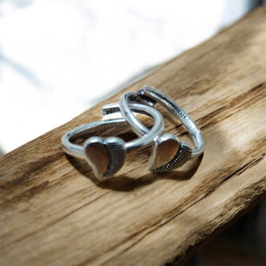 Unique Heart Toe Ring