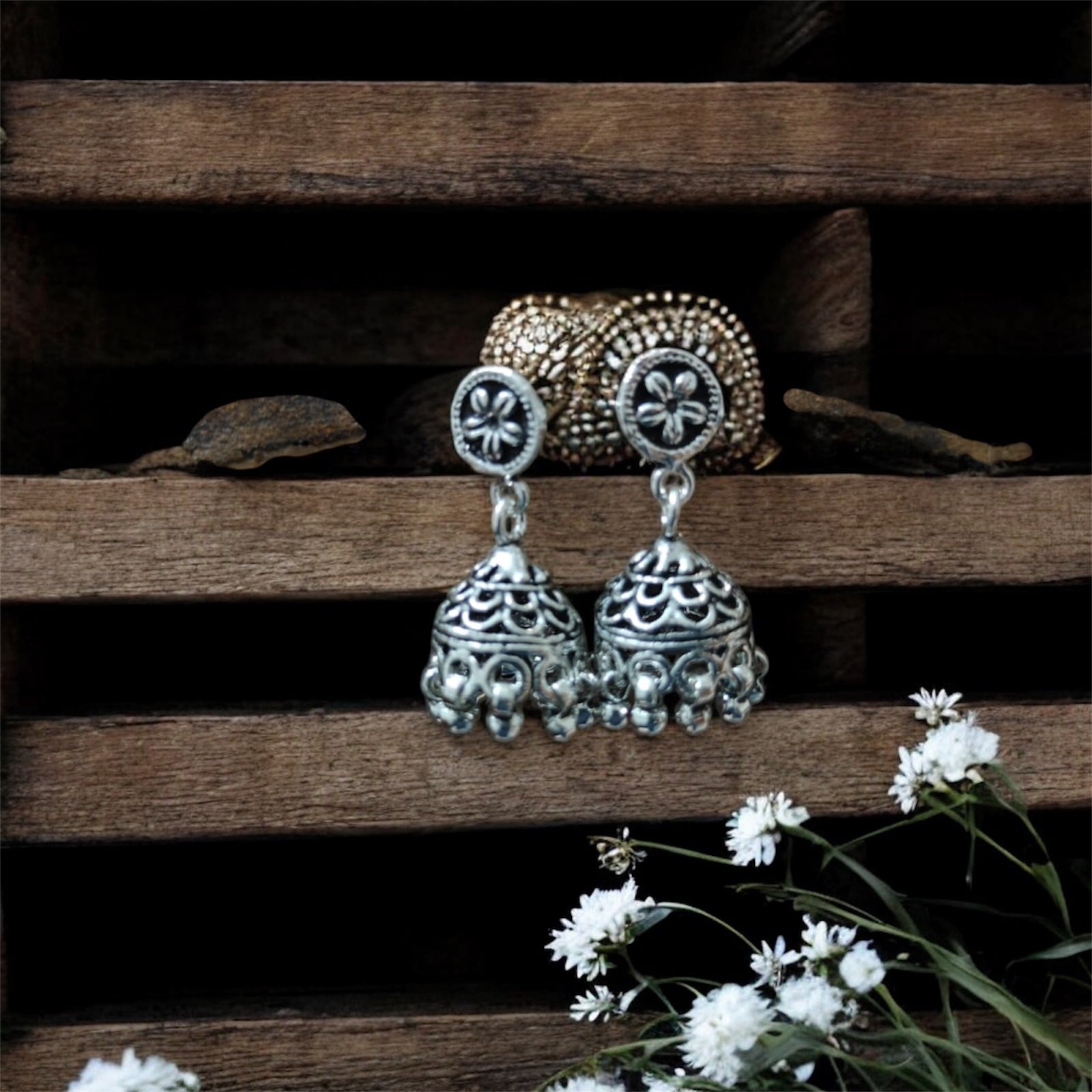 Dome Sequin Jhumka